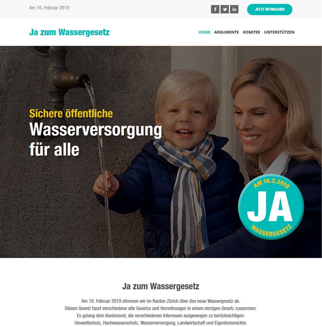 Ja zum Wassergesetz Screenshot