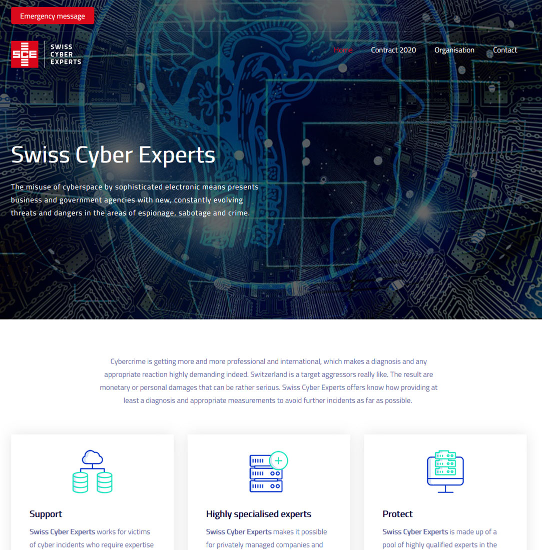Swiss Cyber Experts Screenshot