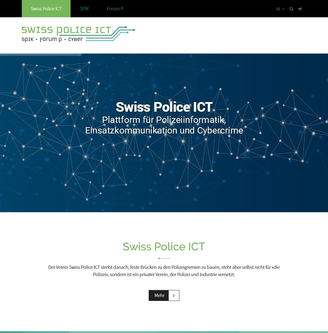 Swiss Police ICT Screenshot